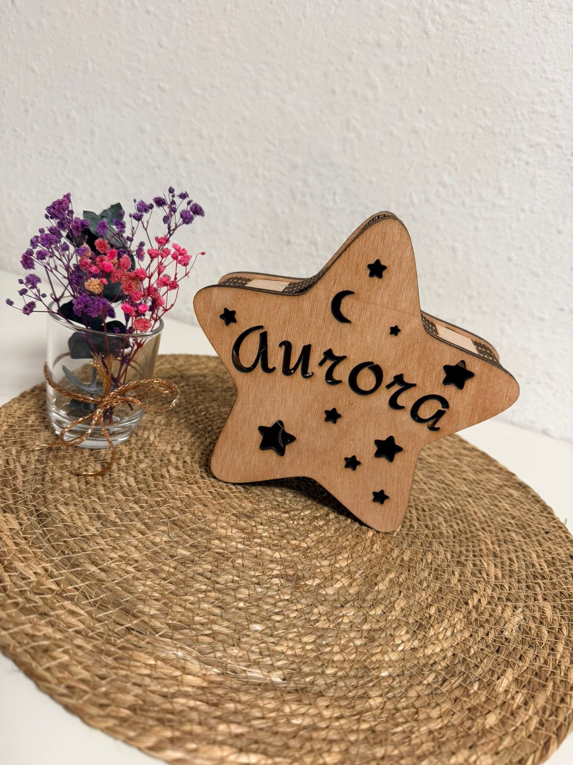 Lámpara estrella con nombre - 3