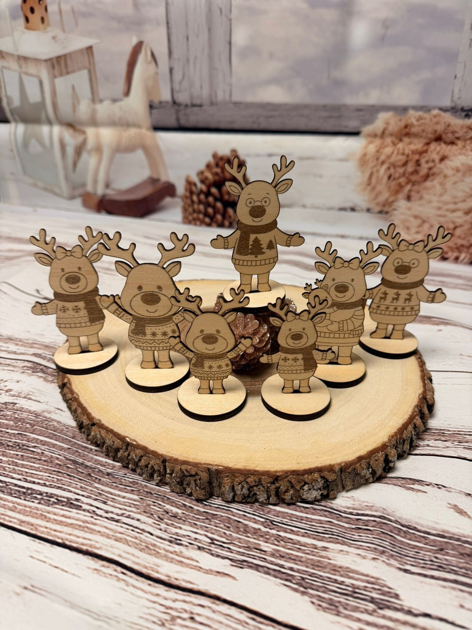 Renos navideños personalizados - 2