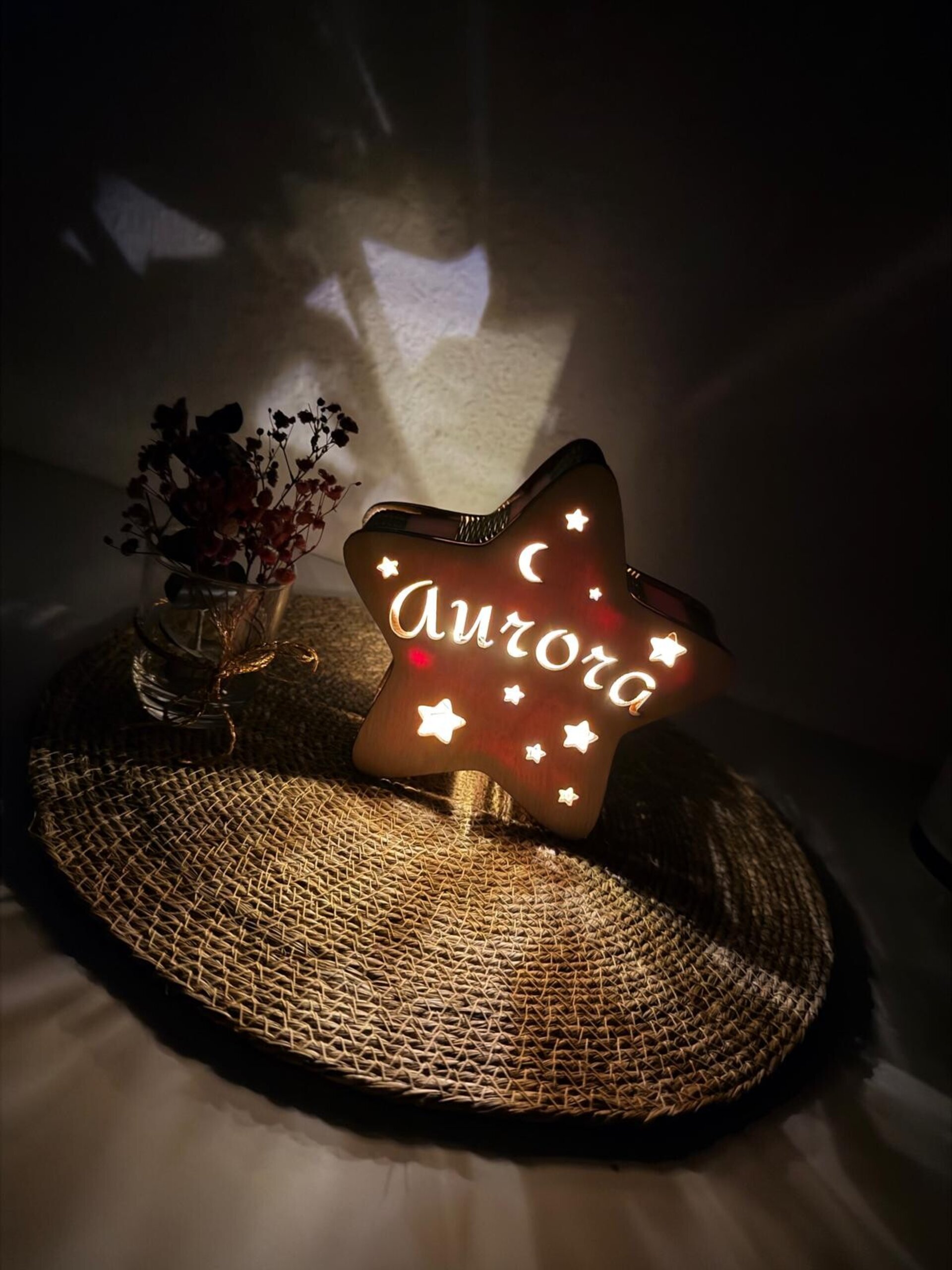Lámpara estrella con nombre - 2